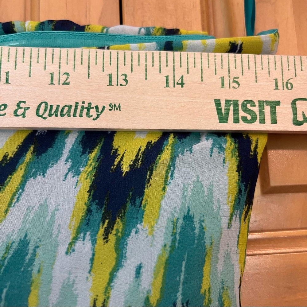 Harper Abstract Chevron Strapless Maxi Dress Size Medium NWT - Picture 10 of 10